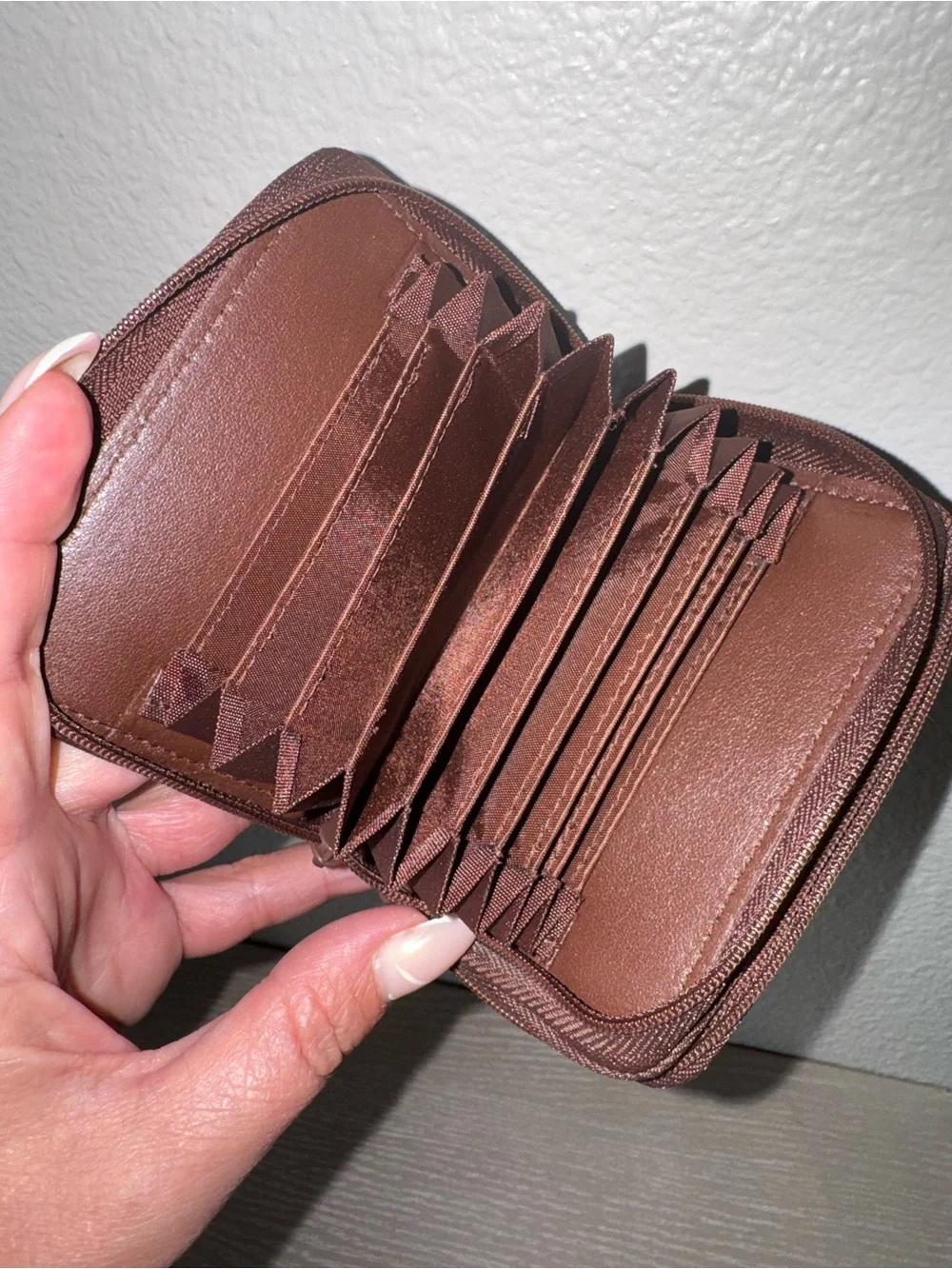 Samsonite Credit Card Holder Wallet- black genuine leather